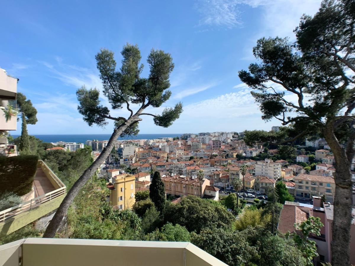 شقة Nice, Grand Studio - Piscine - Terrasse Vue Mer المظهر الخارجي الصورة